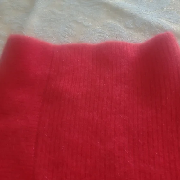 Saks Fifth Avenue Cashmere Red Turtleneck Sweater - Picture 8 of 11